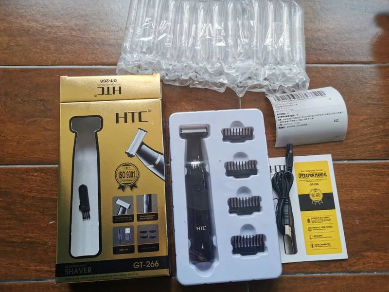 Barbeador Elétrico Híbrido Para Rosto e Corpo