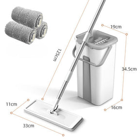 Mop de Limpeza Giratório SwiftClean™