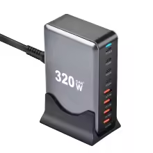 Carregador 320W Gan 8 Portas