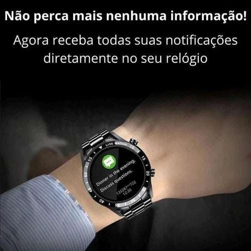 Smart Watch Masculino de Luxo - Tic Lux