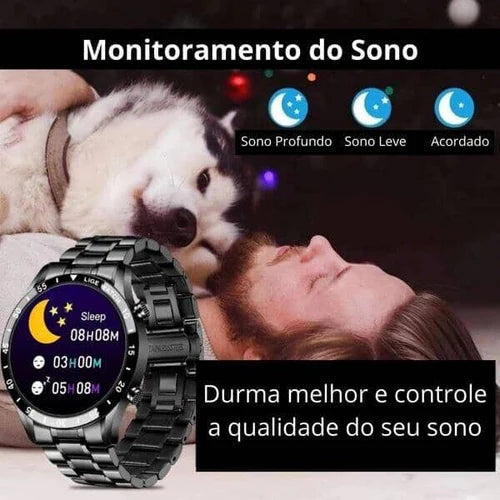 Smart Watch Masculino de Luxo - Tic Lux